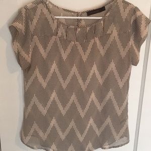 The Limited sheer dress top